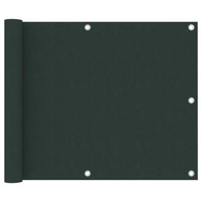 Paravan de balcon, verde închis, 75x600 cm, țesătură oxford GartenMobel Dekor