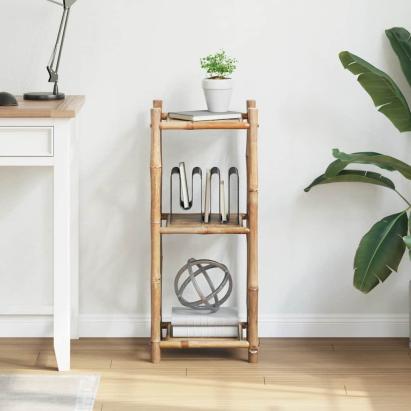 Raft cu 3 niveluri pătrate, bambus GartenMobel Dekor