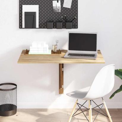 Masă de perete pliabilă, culoare stejar, 100 x 60 cm GartenMobel Dekor