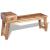 Bancă cu sertar lemn solid de mango, 120 x 36 x 60 cm GartenMobel Dekor