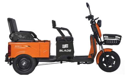 Triciclu electric 2în1 Blade Duo Max 11, 1200W, 60V 20Ah, portocaliu-negru