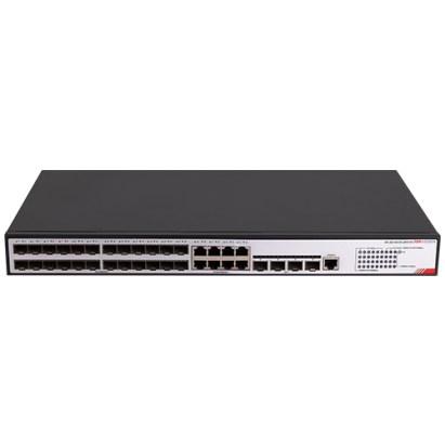 Switch de Agregare Hikvision DS-3E2736-HI-24F8T4X, Smart L2+, 4 x 10G SFP+, 24 x SFP, Capacitate 216 Gbps SafetyGuard Surveillance