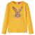 Tricou pentru copii cu mâneci lungi, ocru, 92 GartenMobel Dekor