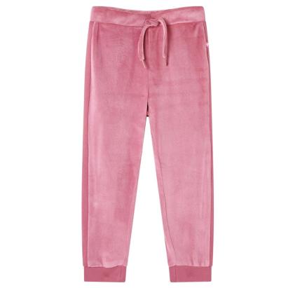 Pantaloni de trening pentru copii, zmeuriu, 128 GartenMobel Dekor