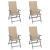Scaune grădină rabatabile cu perne, 4 buc., lemn masiv acacia GartenMobel Dekor