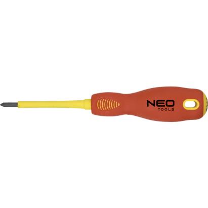 Surubelnita cruce Pozidriv 1000V VDE PZ1x80 mm Neo Tools 04-062 HardWork ToolsRange