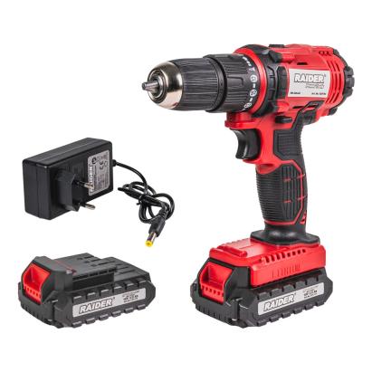 Bormasina cu percutie 18V 2-ск. 2x2Ah 30Nm 10mm RD-CDL38 Raider Power Tools 030184 HardWork ToolsRange