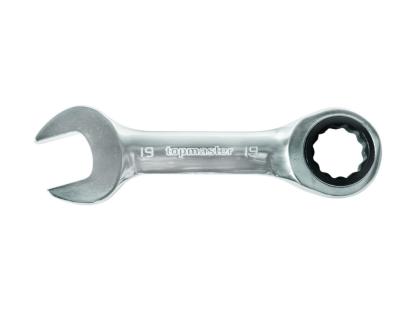 Cheie combinata cu clichet 17mm STUBBY CR-V TMP Top Master Pro 231919 HardWork ToolsRange