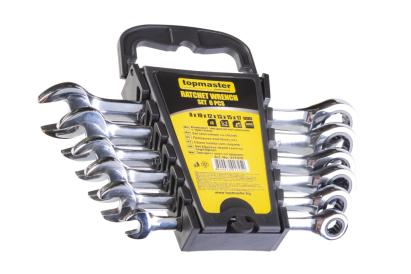 Cheie combinata cu clichet 8-17mm 6pcs CR-V TMP Top Master Pro 231970 HardWork ToolsRange