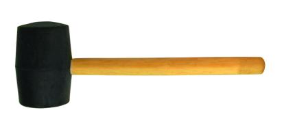 Ciocan cauciuc negu maner lemn rotund 225g BS Basic 241163 HardWork ToolsRange
