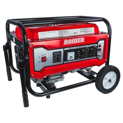 Gasoline Generator 3kW Wheels RD-GG18 Raider Power Tools 090118 HardWork ToolsRange