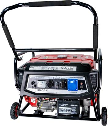 Generator pe benzina 4 timpi 7.5kW pornire electrica RD-GG12 Raider Power Tools 090108 HardWork ToolsRange