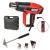 Pistol aer cald 2000W 2 trepte 5 accesorii valiza RD-HG26 Raider Power Tools 074314 HardWork ToolsRange