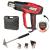 Pistol aer cald 2000W 2trepte LCD 5 accesorii valiza RD-HG28 Raider Power Tools 074316 HardWork ToolsRange