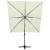 Umbrelă de soare 4 niveluri, stâlp aluminiu, nisipiu 250x250 cm GartenMobel Dekor
