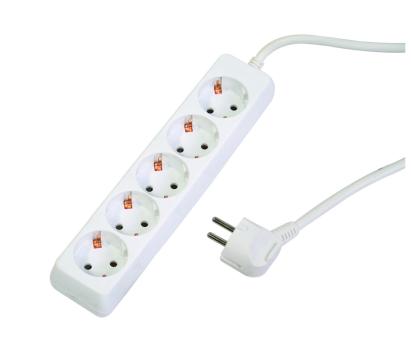 Prelungitor 5 prize 1.5mx1.5mm fara intrerupator Makalon 700760 HardWork ToolsRange