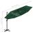 Umbrelă de soare 4 niveluri, stâlp din aluminiu, verde, 3x3 m GartenMobel Dekor