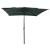Umbrelă de soare 3 niveluri, stâlp aluminiu, verde, 2,5x2,5 m GartenMobel Dekor