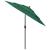 Umbrelă de grădină cu 3 niveluri, stâlp aluminiu, verde, 2,5 m GartenMobel Dekor