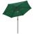 Umbrelă de grădină cu 3 niveluri, stâlp aluminiu, verde, 2,5 m GartenMobel Dekor