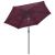 Umbrelă grădină 3 niveluri, stâlp aluminiu, roșu bordo, 2,5 m GartenMobel Dekor