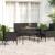 Set mobilier relaxare grădină 4 piese cu perne poliratan negru GartenMobel Dekor