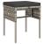 Set mobilier de grădină cu perne, 6 piese, gri, poliratan GartenMobel Dekor