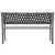Bancă de grădină din oțel, negru, 120 cm GartenMobel Dekor