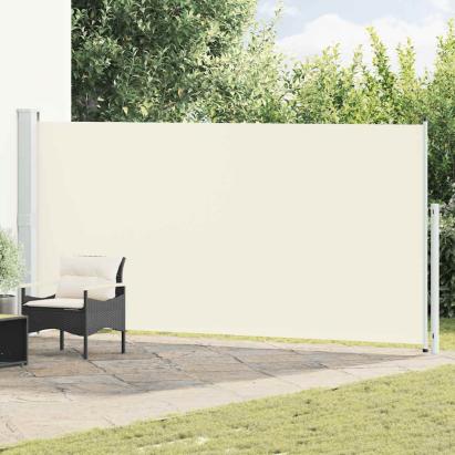 Copertină laterală retractabilă de terasă, crem, 180x500 cm GartenMobel Dekor
