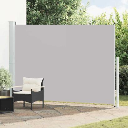 Copertină laterală retractabilă de terasă, gri, 200x300 cm GartenMobel Dekor