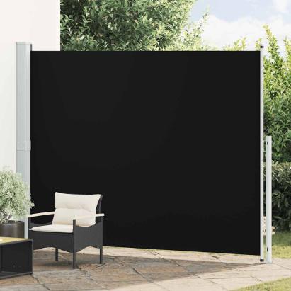 Copertină laterală retractabilă de terasă, negru, 220x300 cm GartenMobel Dekor