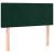 Pat continental cu saltea și LED verde închis 80x200 cm catifea GartenMobel Dekor
