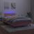 Pat continental cu saltea & LED, roz, 120x200 cm, catifea GartenMobel Dekor