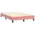 Pat continental cu saltea & LED, roz, 120x200 cm, catifea GartenMobel Dekor