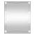 Oglindă de perete cu lumini LED 50x60 cm sticlă dreptunghiular GartenMobel Dekor