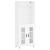 Dulap înalt, alb, 69,5x34x180 cm, lemn compozit GartenMobel Dekor