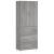 Dulap înalt, gri sonoma, 69,5x34x180 cm, lemn compozit GartenMobel Dekor