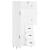 Dulap înalt, alb, 69,5x34x180 cm, lemn compozit GartenMobel Dekor