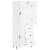 Dulap înalt, alb, 69,5x34x180 cm, lemn compozit GartenMobel Dekor