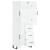 Dulap înalt, alb, 69,5x34x180 cm, lemn compozit GartenMobel Dekor