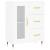 Dulap înalt, alb, 69,5x34x180 cm, lemn compozit GartenMobel Dekor