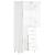 Dulap înalt, alb, 69,5x34x180 cm, lemn compozit GartenMobel Dekor