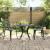 Set mobilier bistro, 3 piese, negru, aluminiu turnat GartenMobel Dekor