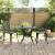 Set mobilier bistro, 3 piese, negru, aluminiu turnat GartenMobel Dekor