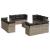 Set canapele de grădină cu perne, 13piese gri deschis poliratan GartenMobel Dekor