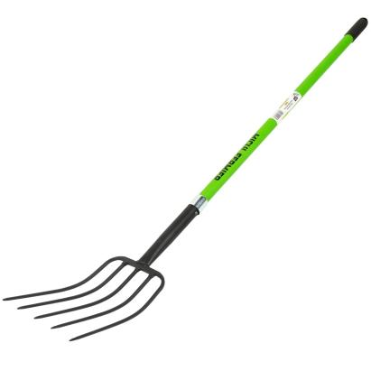 Furcă din oțel 4T cu coadă din fibră de sticlă 1500 mm, Micul Fermier