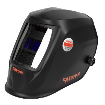 Mască de sudură automată Almaz cu fereastră 90x35 mm și 2 senzori