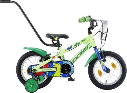 Bicicleta Copii Polar 2024 Dino - 14 Inch, Verde Ultimate FactoryBikes
