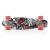 Skateboard copii SKULL LED, 22 inch, Byox, Alb-Negru Ultimate FactoryBikes