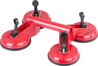 Ventuză de ridicare sticlă Strend Pro CUP-182, 4 cupe, 120 kg
